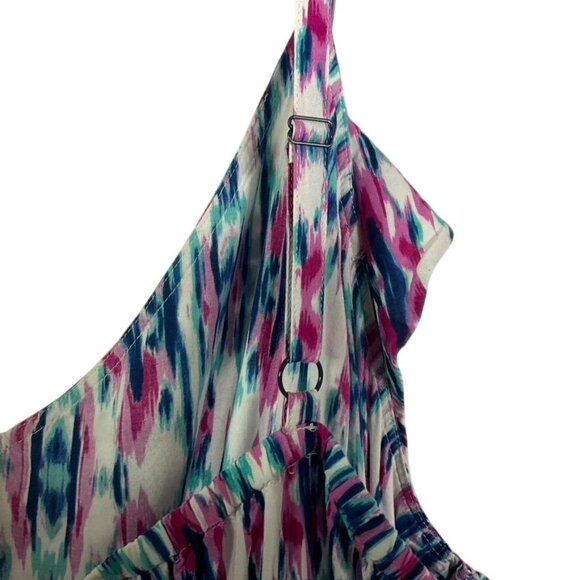 Torrid Ikat Ruffle Sundress, 100% Rayon, Size 5 (US 5X), Adjustable Straps - Picture 8 of 12